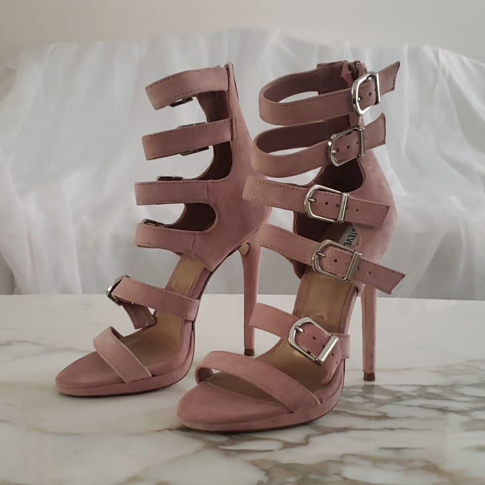 Steve Madden Rose color heel sandals